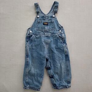 Vintage Oshkosh B'gosh Denim Overalls 18m